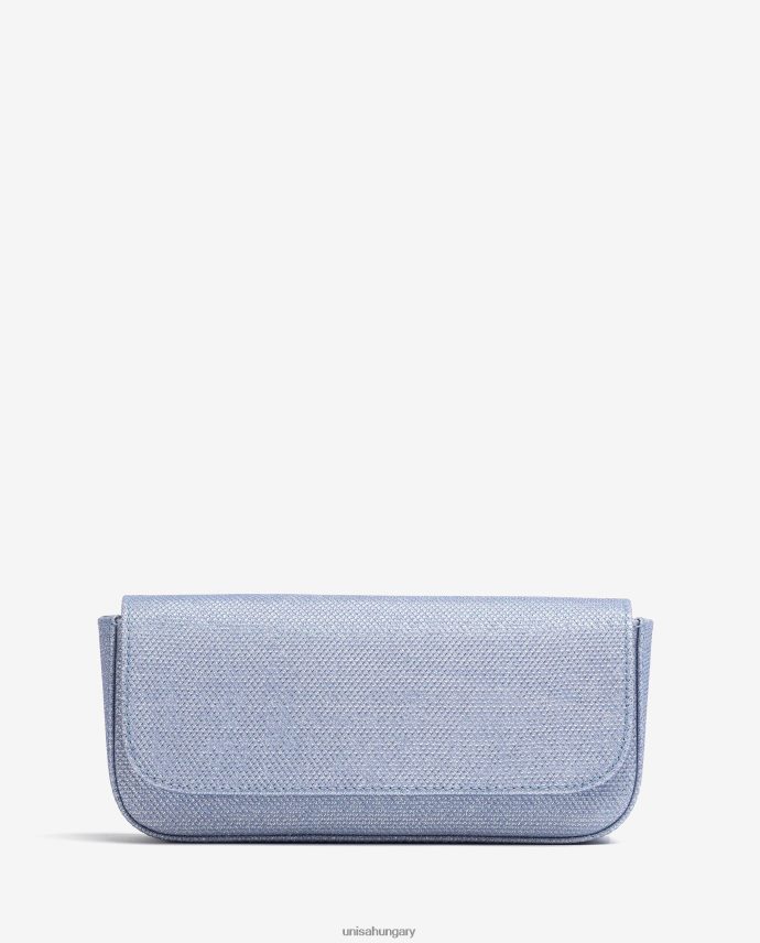 Unisa fényes anyagból készült parti kézitáska nők J4PJX01206 kék