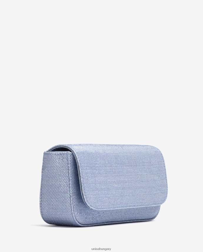 Unisa fényes anyagból készült parti kézitáska nők J4PJX01206 kék