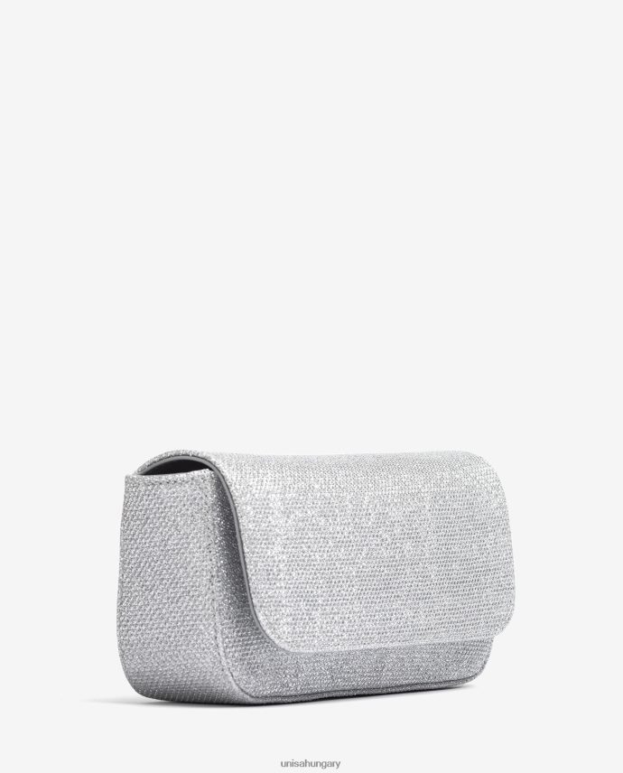 Unisa fényes anyagból készült parti kézitáska nők J4PJX01211 ezüst