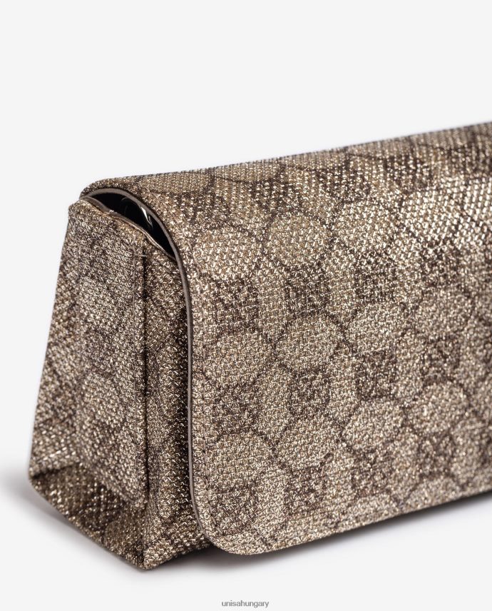 Unisa fényes szövet kézitáska nők J4PJX01223 kecses