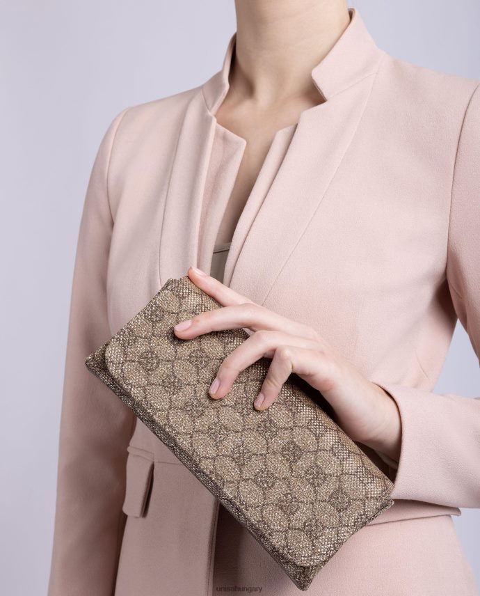 Unisa fényes szövet kézitáska nők J4PJX01223 kecses