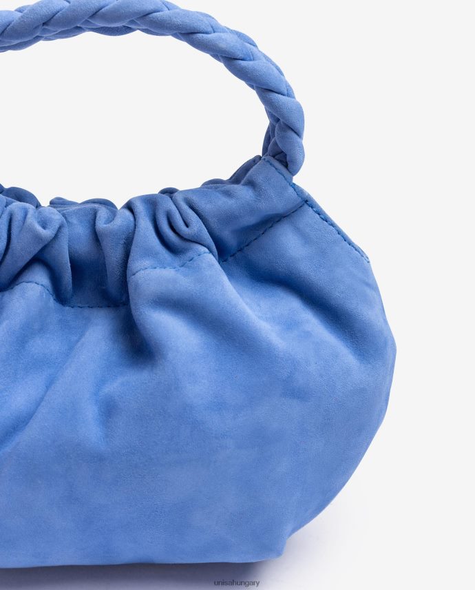 Unisa fonott fogantyús kézitáska nők J4PJX01187 kék