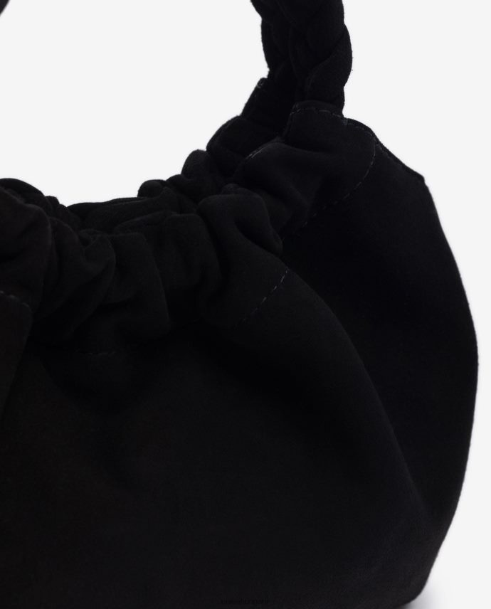 Unisa fonott fogantyús kézitáska nők J4PJX01188 fekete