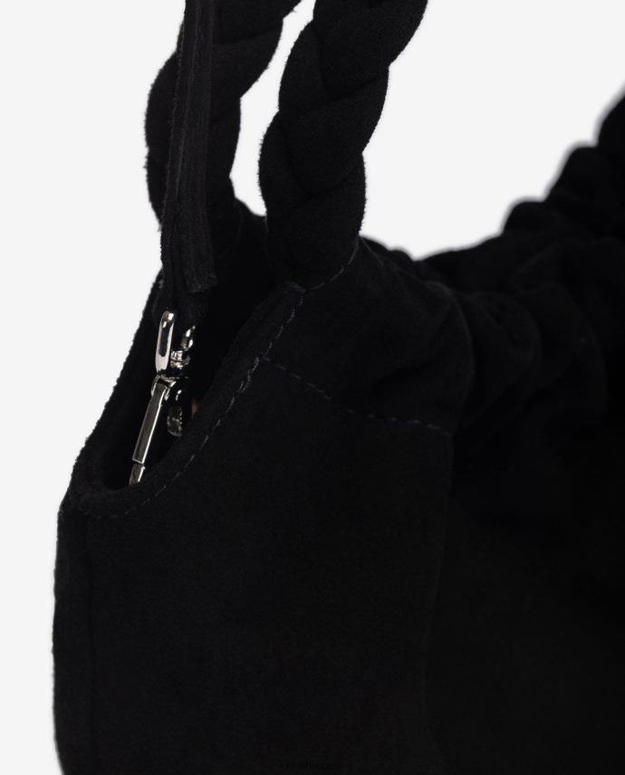 Unisa fonott fogantyús kézitáska nők J4PJX01188 fekete