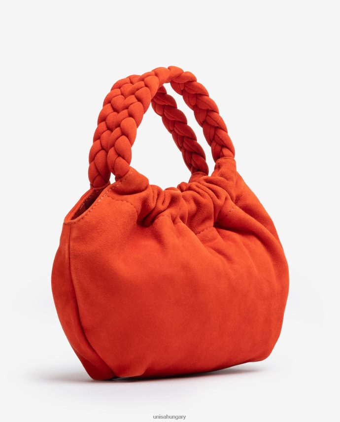 Unisa fonott fogantyús kézitáska nők J4PJX01203 piros