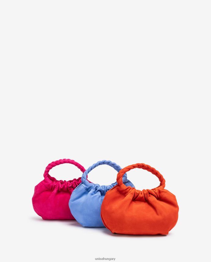 Unisa fonott fogantyús kézitáska nők J4PJX01203 piros