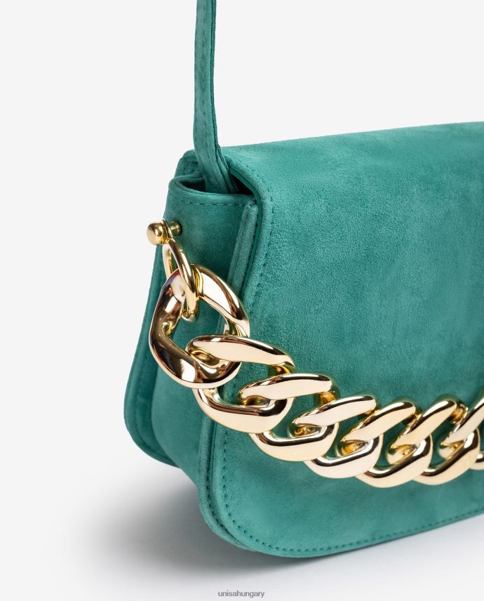 Unisa kézitáska arany lánccal nők J4PJX01183 zöld
