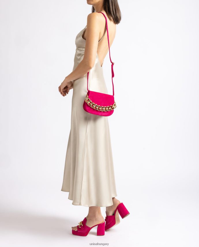Unisa kézitáska arany lánccal nők J4PJX01185 rózsaszín