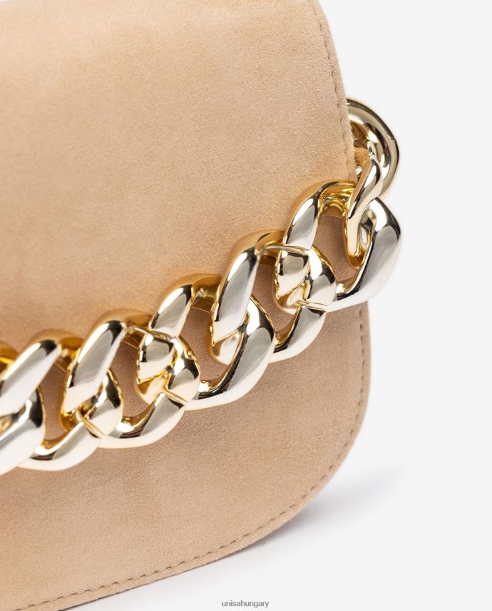 Unisa kézitáska arany lánccal nők J4PJX01186 bézs