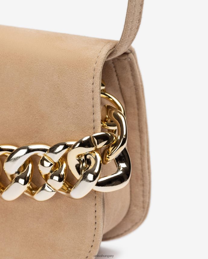 Unisa kézitáska arany lánccal nők J4PJX01186 bézs