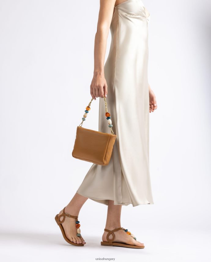 Unisa kézitáska díszítéssel nők J4PJX01193 barna