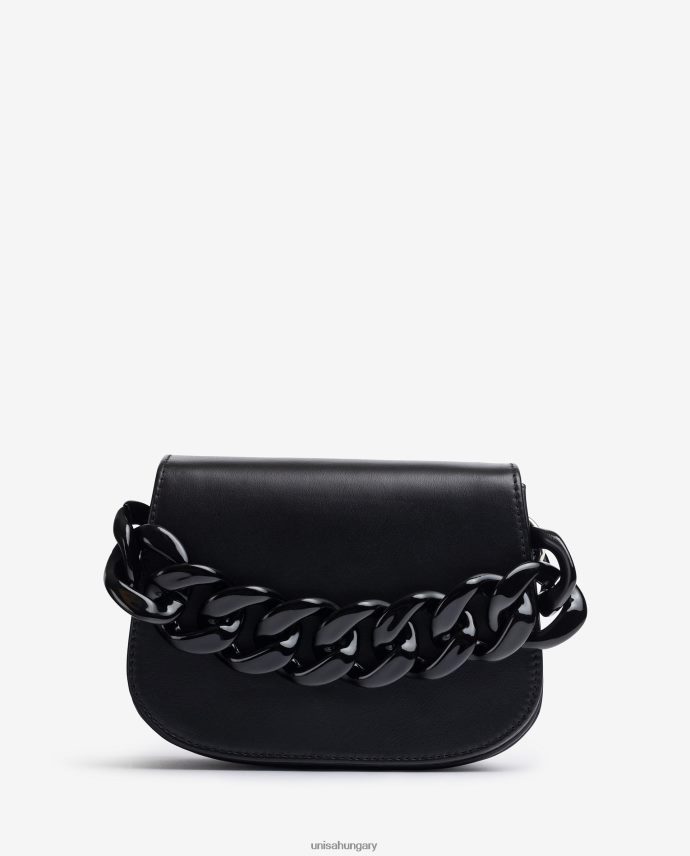Unisa kézitáska lánccal nők J4PJX01219 fekete