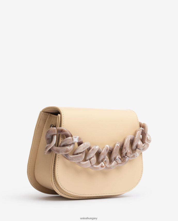 Unisa kézitáska lánccal nők J4PJX01220 bézs