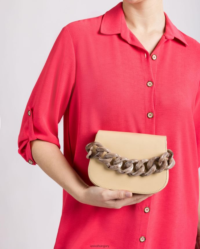 Unisa kézitáska lánccal nők J4PJX01220 bézs