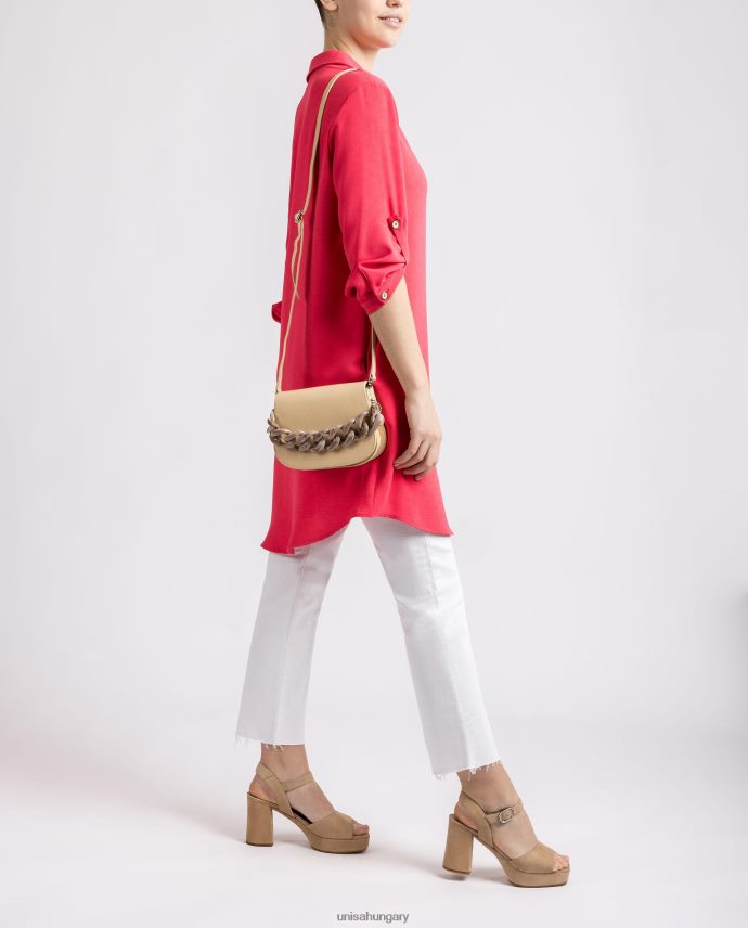 Unisa kézitáska lánccal nők J4PJX01220 bézs