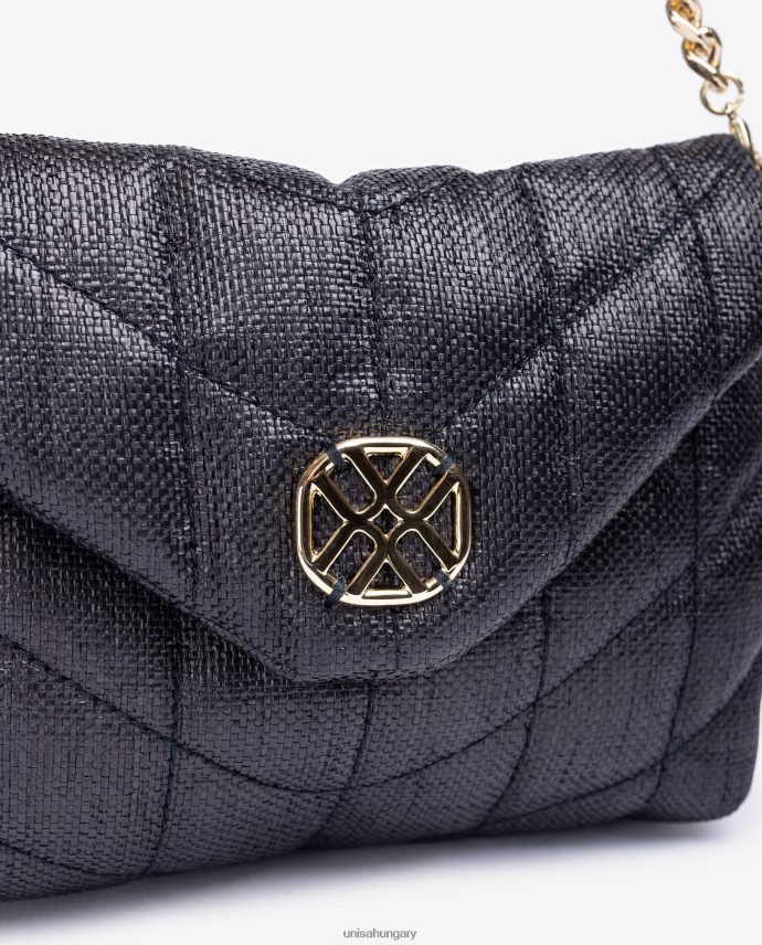 Unisa kis steppelt hatású kézitáska nők J4PJX01195 fekete