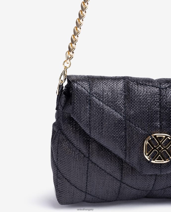 Unisa kis steppelt hatású kézitáska nők J4PJX01195 fekete