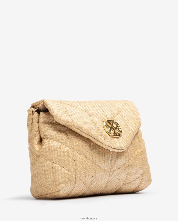 Unisa kis steppelt hatású kézitáska nők J4PJX01204 barna