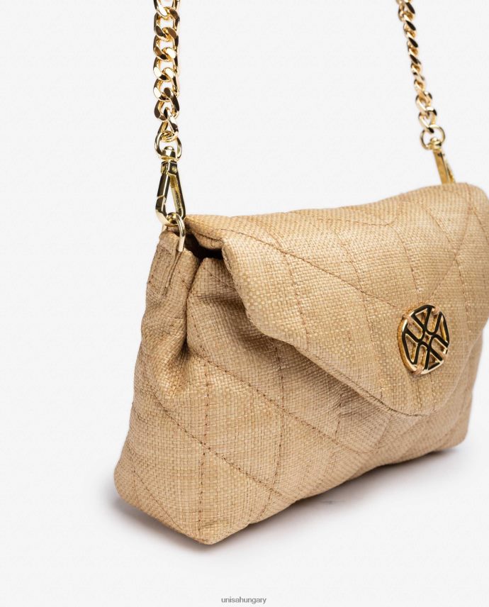 Unisa kis steppelt hatású kézitáska nők J4PJX01204 barna