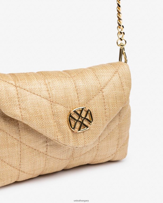 Unisa kis steppelt hatású kézitáska nők J4PJX01204 barna