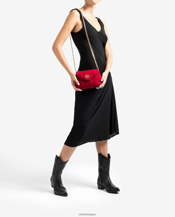 Unisa párnázott kézitáska nők J4PJX01215 piros