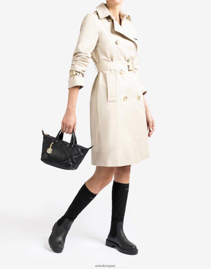 Unisa steppelt hatású kézitáska nők J4PJX01218 fekete