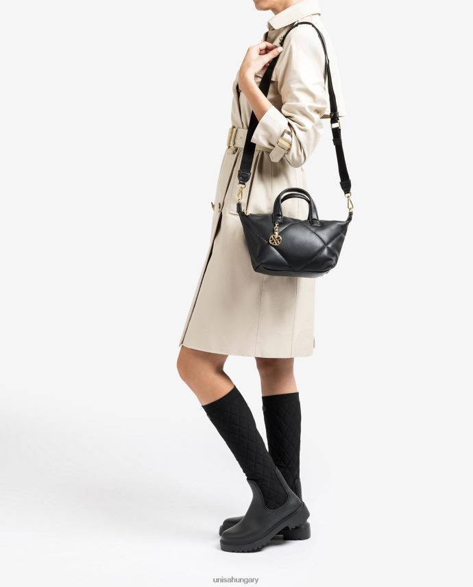 Unisa steppelt hatású kézitáska nők J4PJX01218 fekete