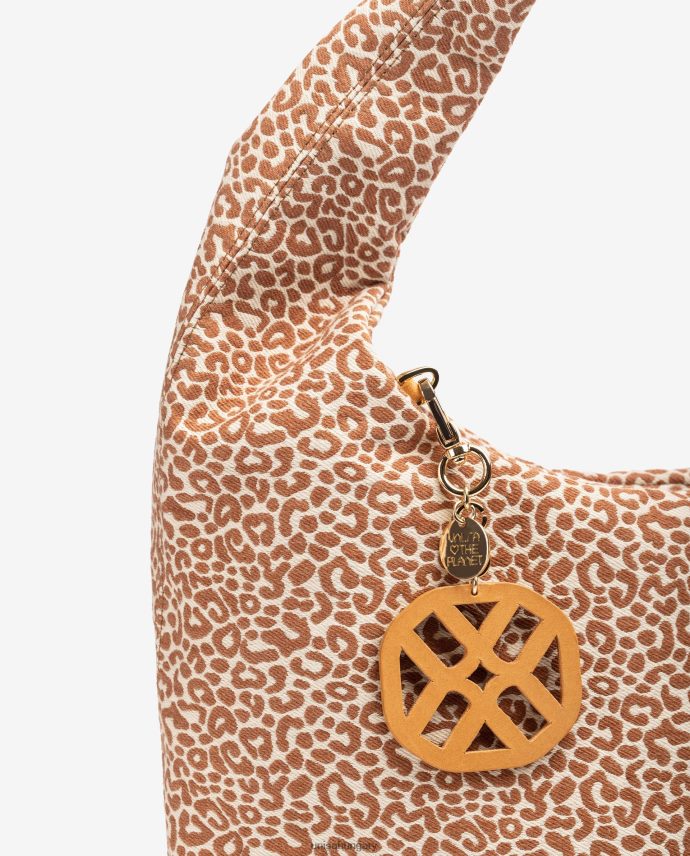 Unisa újrahasznosított anyagból készült kézitáska nők J4PJX01092 barna