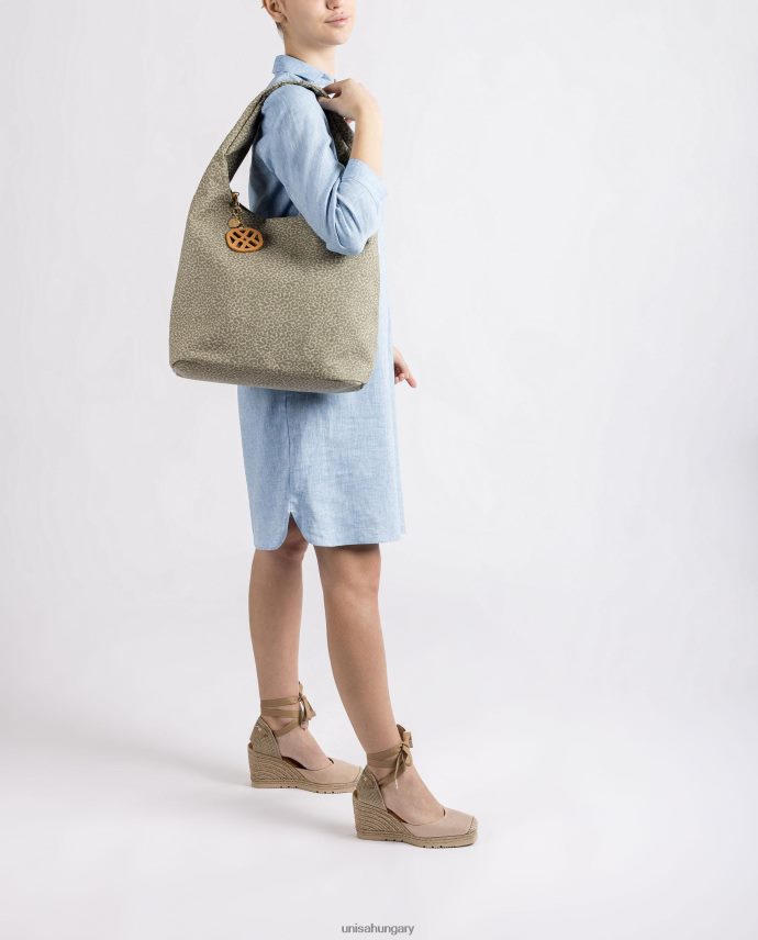 Unisa újrahasznosított anyagból készült kézitáska nők J4PJX01093 zöld