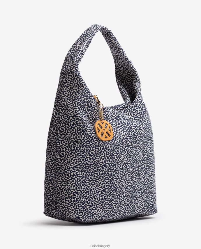 Unisa újrahasznosított anyagból készült kézitáska nők J4PJX01095 kék