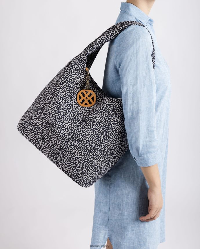 Unisa újrahasznosított anyagból készült kézitáska nők J4PJX01095 kék