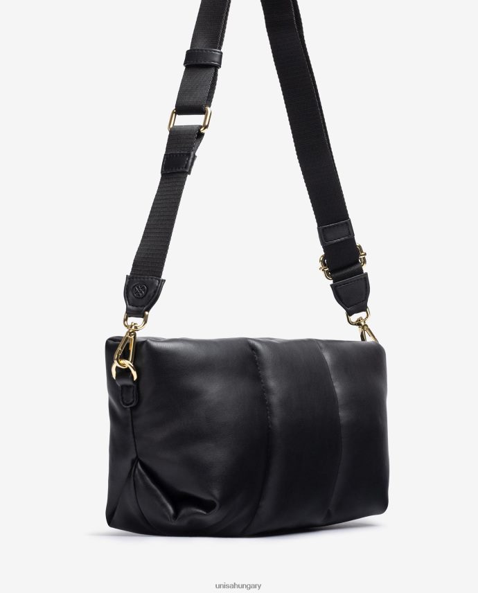 Unisa közepes méretű steppelt kézitáska nők J4PJX01164 fekete