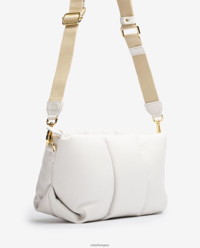 Unisa közepes méretű steppelt kézitáska nők J4PJX01166 fehér