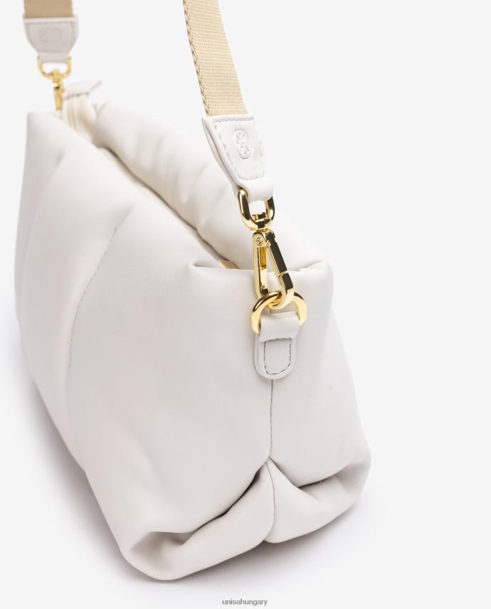 Unisa közepes méretű steppelt kézitáska nők J4PJX01166 fehér