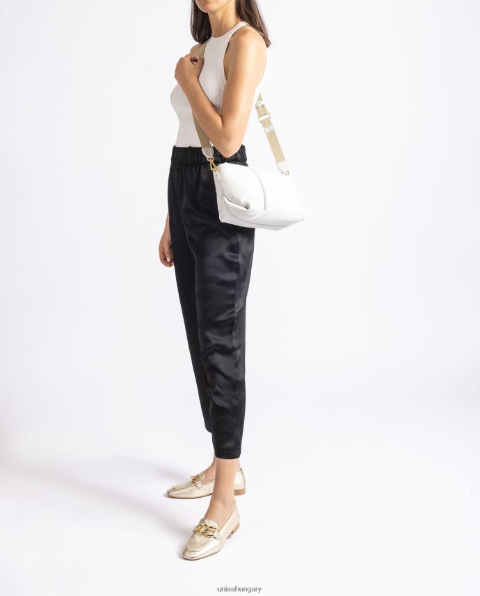 Unisa közepes méretű steppelt kézitáska nők J4PJX01166 fehér