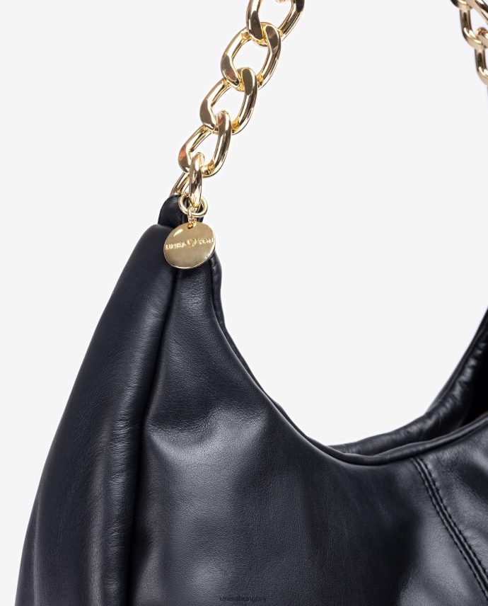 Unisa közepes méretű válltáska nők J4PJX01153 fekete