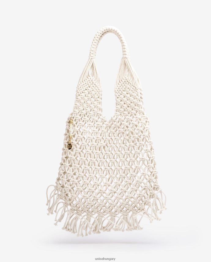Unisa kézzel fonott pamuttáska nők J4PJX01169 divat