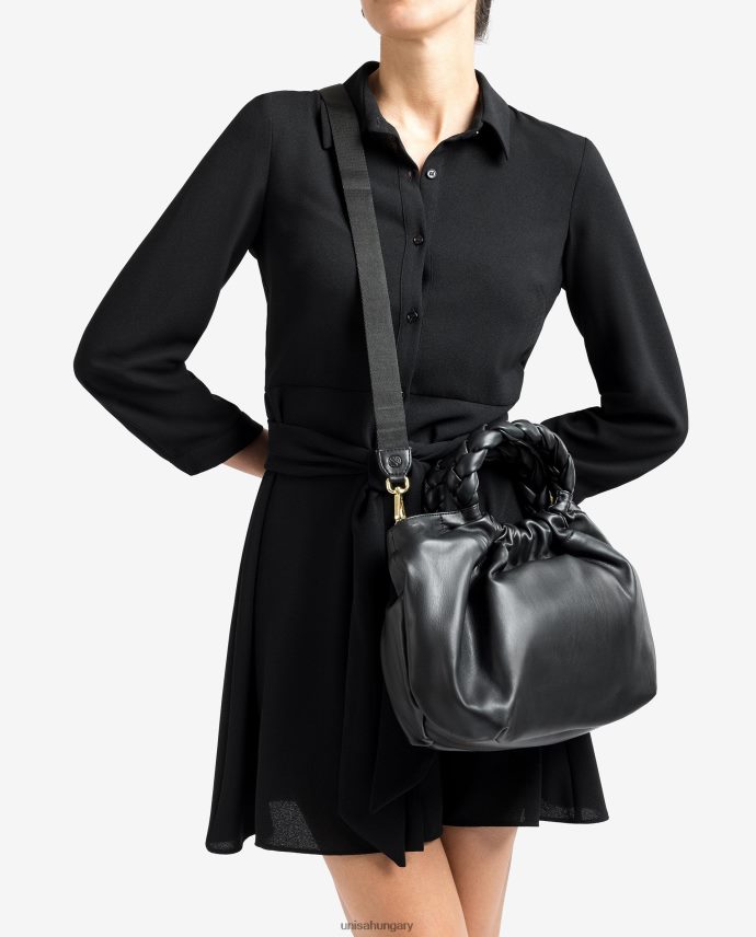 Unisa kerek fogantyús kézitáska nők J4PJX01173 fekete