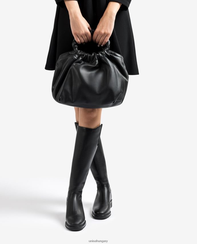 Unisa kerek fogantyús kézitáska nők J4PJX01173 fekete