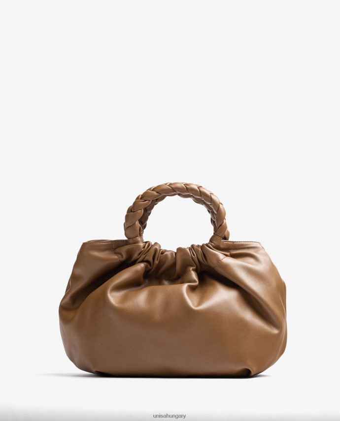 Unisa kerek fogantyús kézitáska nők J4PJX01174 barna