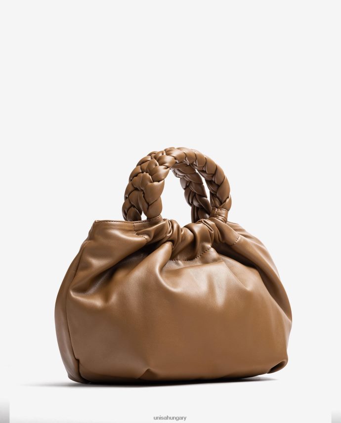 Unisa kerek fogantyús kézitáska nők J4PJX01174 barna