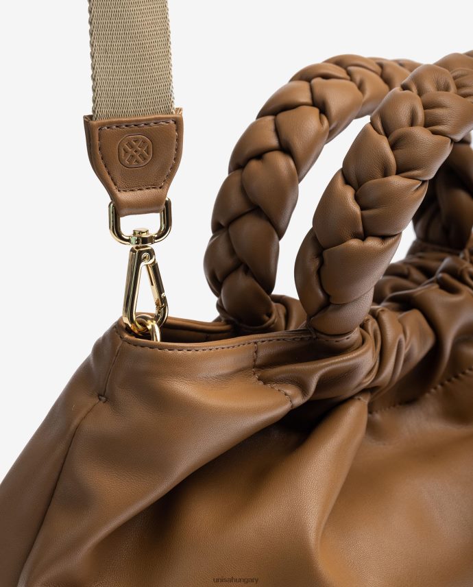 Unisa kerek fogantyús kézitáska nők J4PJX01174 barna