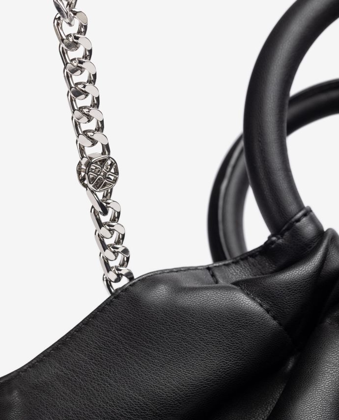 Unisa kerek fogantyús kézitáska nők J4PJX01178 fekete