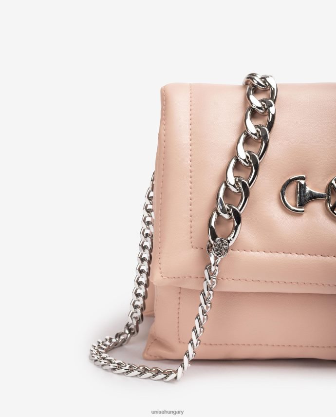 Unisa steppelt hatástáska monogrammal nők J4PJX01181 rózsaszín