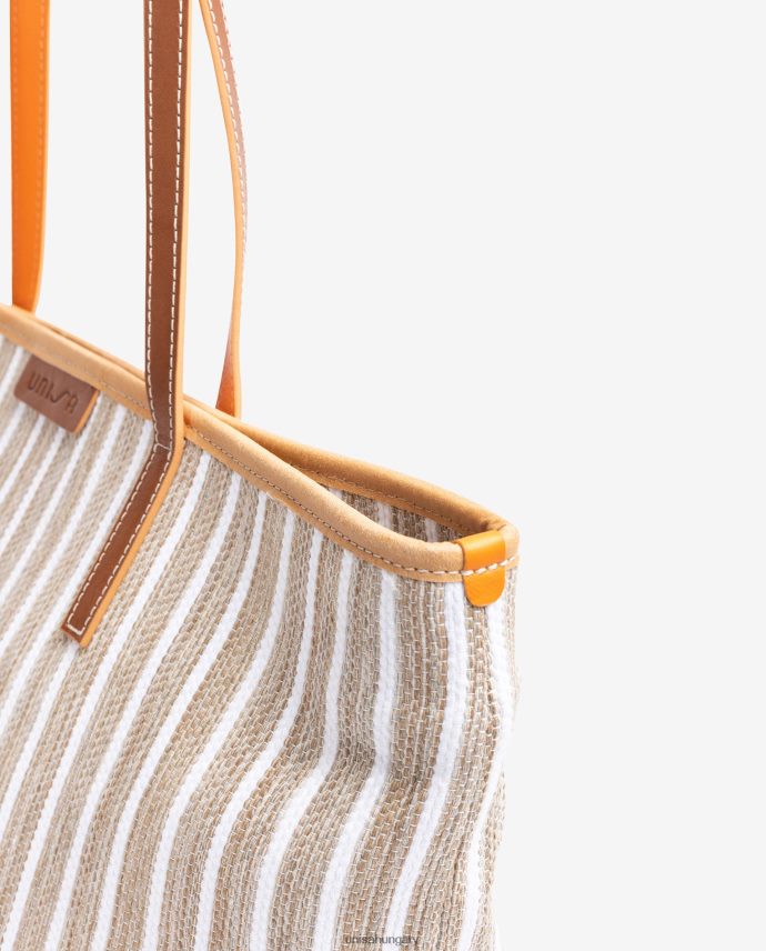 Unisa jarapával készült bevásárlótáska nők J4PJX01114 barna