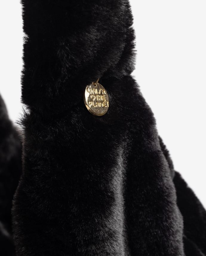 Unisa újrahasznosított anyagból készült kézitáska nők J4PJX01124 fekete