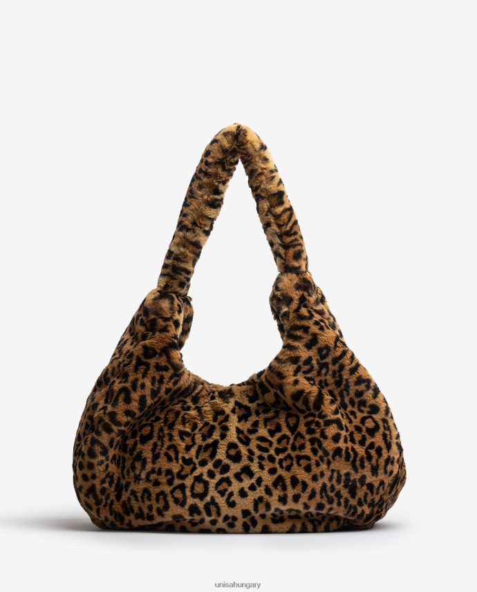 Unisa újrahasznosított anyagból készült kézitáska nők J4PJX01125 fekete