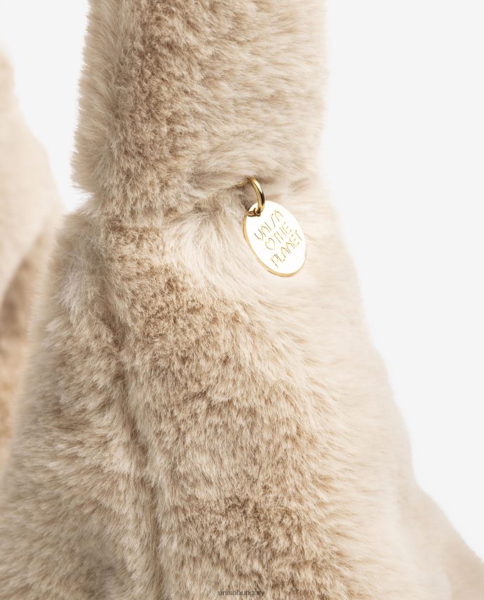 Unisa újrahasznosított anyagból készült kézitáska nők J4PJX01126 bézs