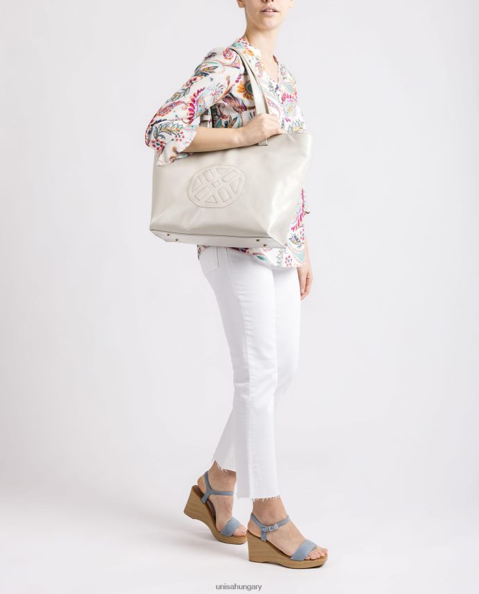 Unisa kézitáska, amelyre monogramot varrtak nők J4PJX01148 fehér