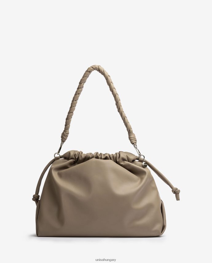 Unisa nagy fodros kézitáska nők J4PJX01131 barna